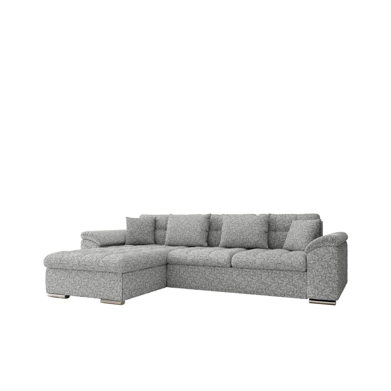 Camior 4-seters sovesofa med divan, venstrevendt - Grå - Møbler - Sofaer - Sovesofaer - Hjørnesovesofa