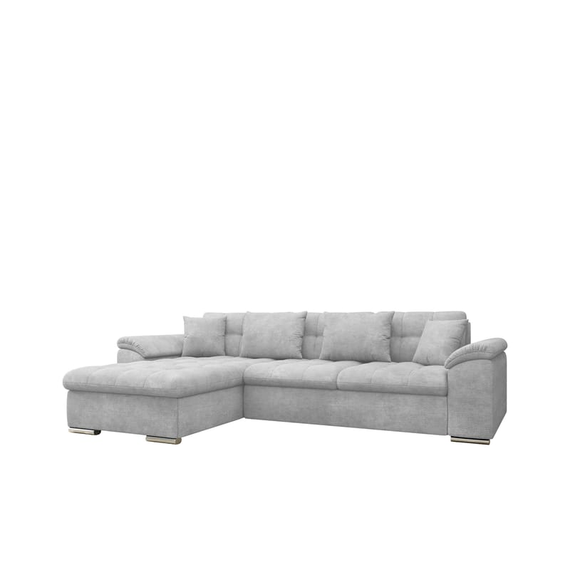 Camior 4-seters sovesofa med divan, venstrevendt, grå