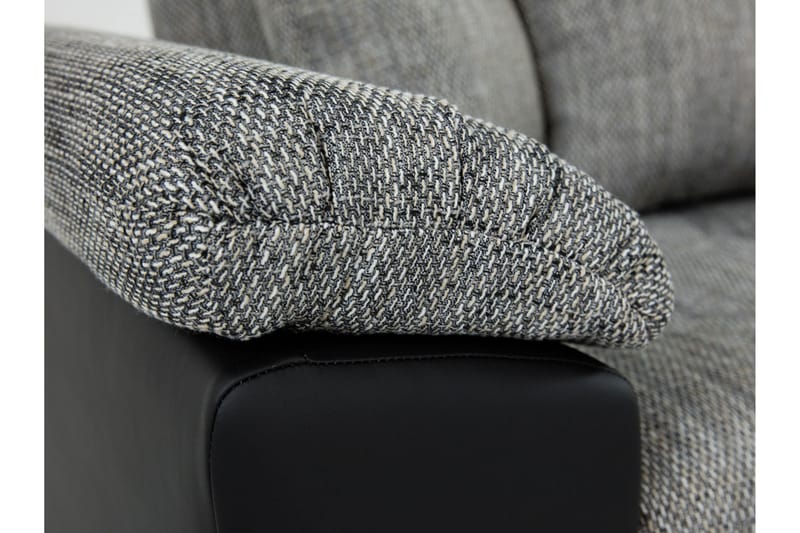 Camior Sovesofa Med 3-Seters Divan - Grå - Møbler - Sofaer - Sovesofaer - Sovesofa divan