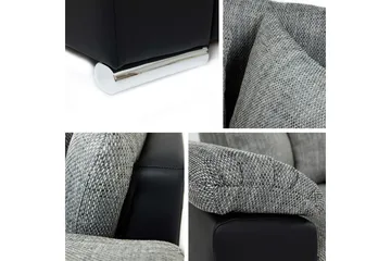 Camior Sovesofa Med 3-Seters Divan - Grå - Møbler - Sofaer - Sovesofaer - Sovesofa divan