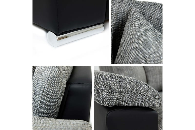 Camior Sovesofa Med 3-Seters Divan - Grå - Møbler - Sofaer - Sovesofaer - Sovesofa divan