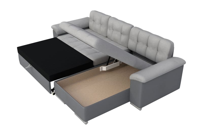 Camior Sovesofa Med 3-Seters Divan - Grønn - Møbler - Sofaer - Sovesofaer - Sovesofa divan