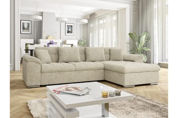 Camior Sovesofa med Divan 3-seter - Beige - Møbler - Sofaer - Sovesofaer - Sovesofa divan