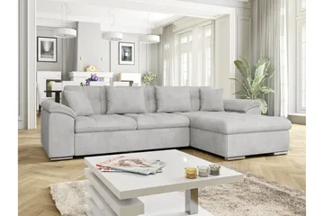 Camior Sovesofa med Divan 3-seter - Grå - Møbler - Sofaer - Sovesofaer - Sovesofa divan