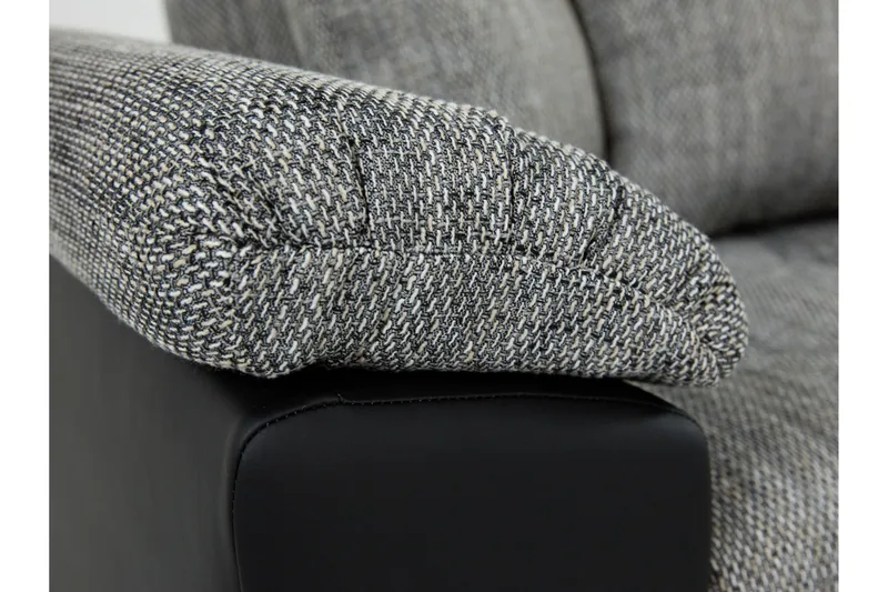 Camior Sovesofa med Divan 3-seter - Svart - Møbler - Sofaer - Sovesofaer - Sovesofa divan