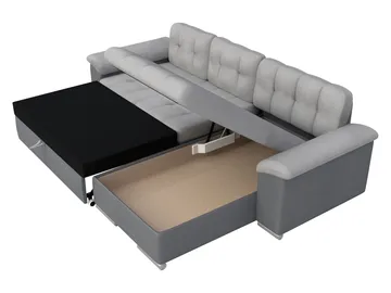 Camior Sovesofa med sjeselong 3-seter - Brun - Møbler - Sofaer - Sovesofaer - Sovesofa divan