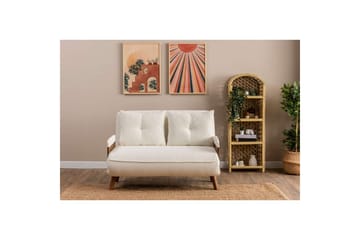 Canelo Sovesofa 2-sits - Hvit - Møbler - Sofaer - Sovesofaer - 2 seters sovesofa