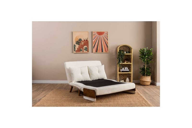 Canelo Sovesofa 2-sits - Hvit - Møbler - Sofaer - Sovesofaer - 2 seters sovesofa