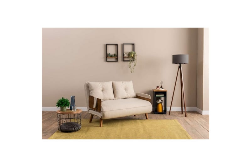 Canelo Sovesofa 2-sits - Krem - Møbler - Sofaer - Sovesofaer - 2 seters sovesofa