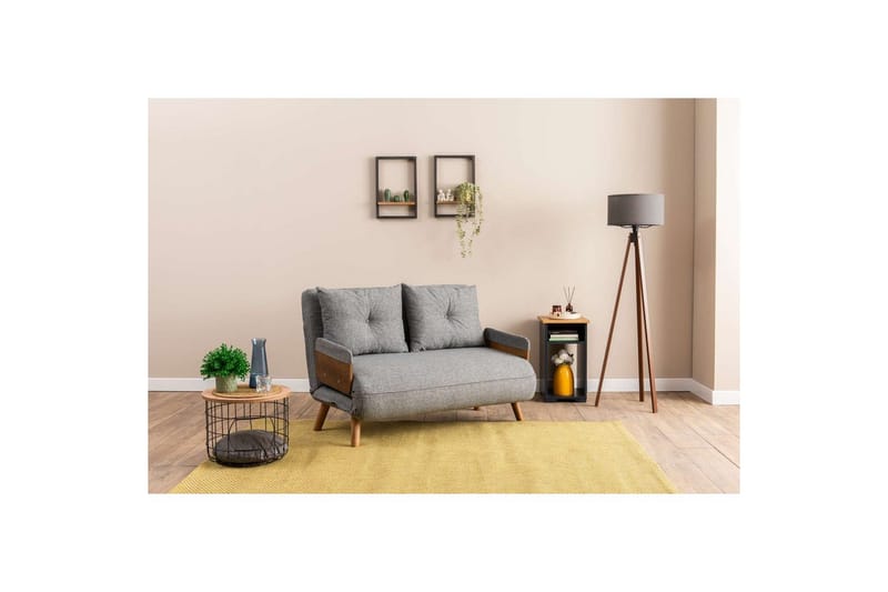 Canelo Sovesofa 2-sits - Lysegrå - Møbler - Sofaer - Sovesofaer - 2 seters sovesofa