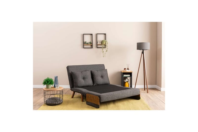 Canelo Sovesofa 2-sits - Mørkegrå - Møbler - Sofaer - Sovesofaer - 2 seters sovesofa