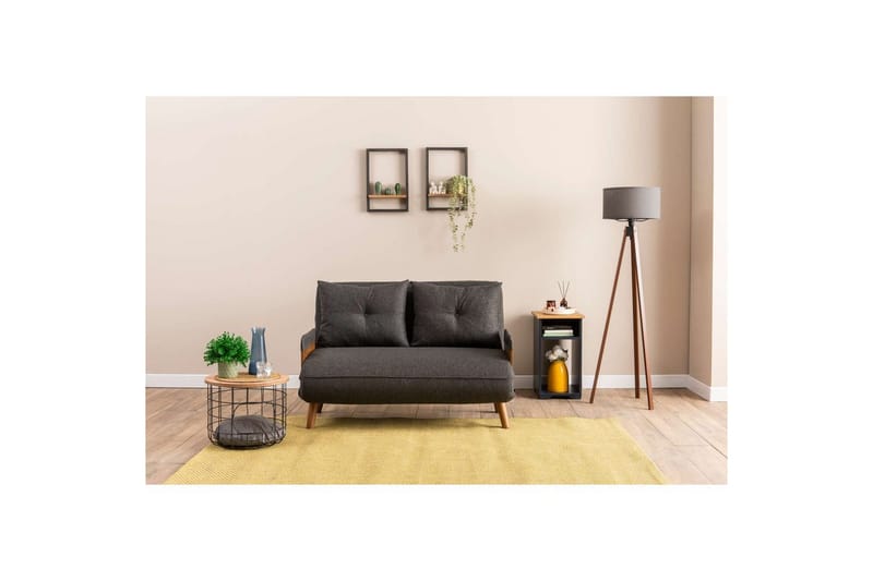 Canelo Sovesofa 2-sits - Mørkegrå - Møbler - Sofaer - Sovesofaer - 2 seters sovesofa