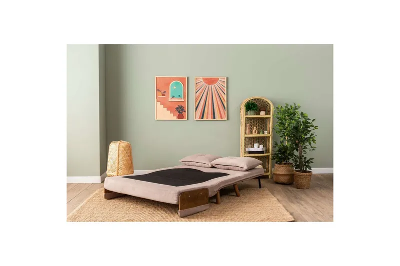 Canelo Sovesofa 2-sits - Mink - Møbler - Sofaer - Sovesofaer - 2 seters sovesofa