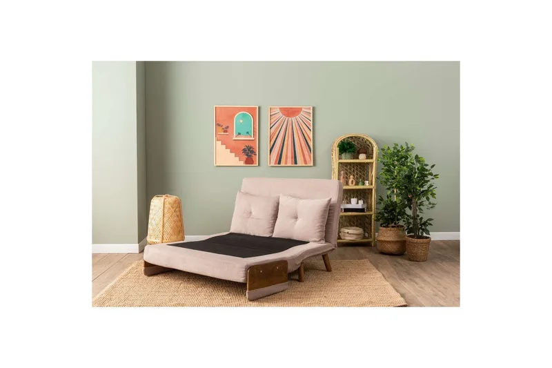 Canelo Sovesofa 2-sits - Mink - Møbler - Sofaer - Sovesofaer - 2 seters sovesofa