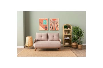 Canelo Sovesofa 2-sits - Mink - Møbler - Sofaer - Sovesofaer - 2 seters sovesofa