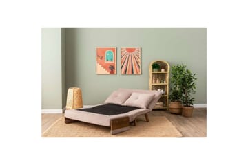 Canelo Sovesofa 2-sits - Mink - Møbler - Sofaer - Sovesofaer - 2 seters sovesofa