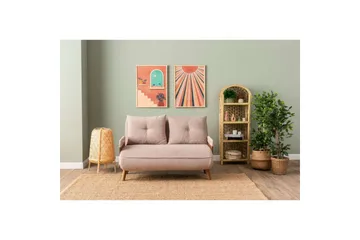 Canelo Sovesofa 2-sits - Mink - Møbler - Sofaer - Sovesofaer - 2 seters sovesofa