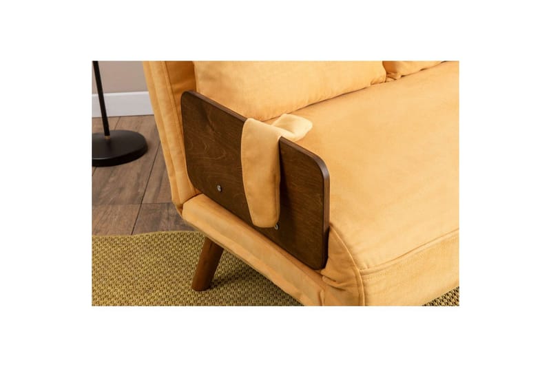 Canelo Sovesofa 2-sits - Sennepsgul - Møbler - Sofaer - Sovesofaer - 2 seters sovesofa