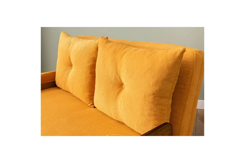 Canelo Sovesofa 2-sits - Sennepsgul - Møbler - Sofaer - Sovesofaer - 2 seters sovesofa