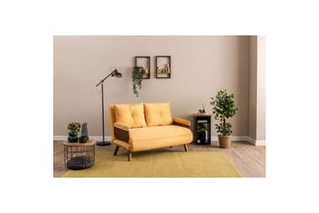 Canelo Sovesofa 2-sits - Sennepsgul - Møbler - Sofaer - Sovesofaer - 2 seters sovesofa
