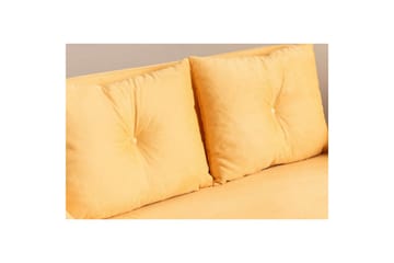 Canelo Sovesofa 2-sits - Sennepsgul - Møbler - Sofaer - Sovesofaer - 2 seters sovesofa