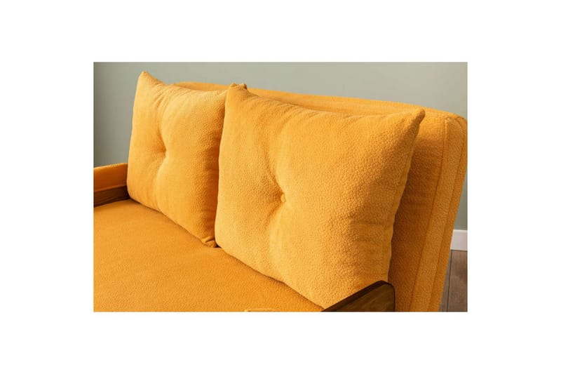 Canelo Sovesofa 2-sits - Sennepsgul - Møbler - Sofaer - Sovesofaer - 2 seters sovesofa