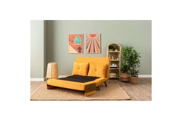 Canelo Sovesofa 2-sits - Sennepsgul - Møbler - Sofaer - Sovesofaer - 2 seters sovesofa