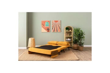 Canelo Sovesofa 2-sits - Sennepsgul - Møbler - Sofaer - Sovesofaer - 2 seters sovesofa