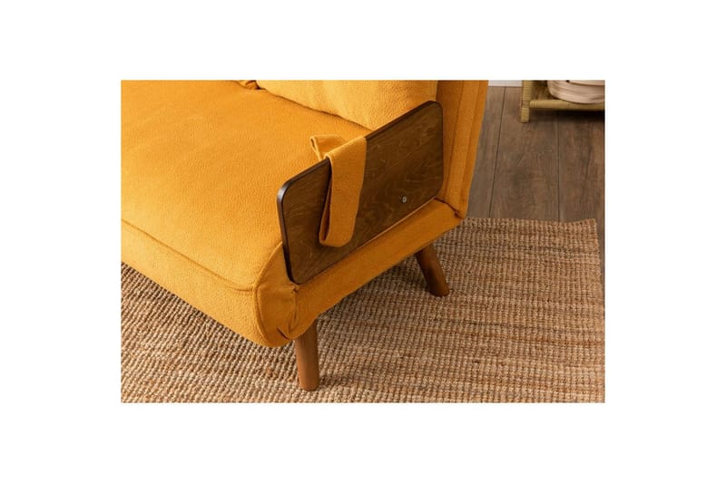 Canelo Sovesofa 2-sits - Sennepsgul - Møbler - Sofaer - Sovesofaer - 2 seters sovesofa