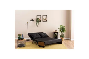 Canelo Sovesofa 2-sits - Sort - Møbler - Sofaer - Sovesofaer - 2 seters sovesofa