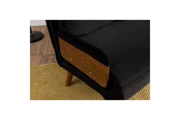 Canelo Sovesofa 2-sits - Sort - Møbler - Sofaer - Sovesofaer - 2 seters sovesofa