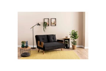 Canelo Sovesofa 2-sits - Sort - Møbler - Sofaer - Sovesofaer - 2 seters sovesofa