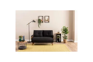 Canelo Sovesofa 2-sits - Sort - Møbler - Sofaer - Sovesofaer - 2 seters sovesofa