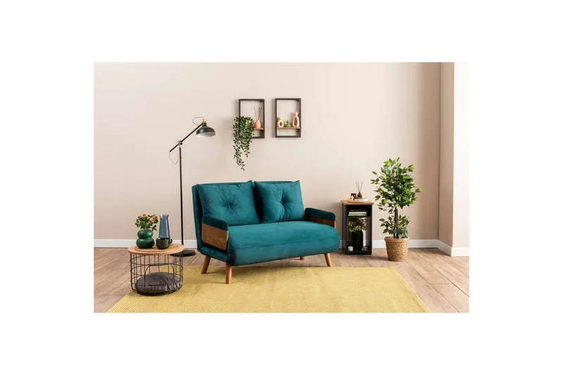 Canelo Sovesofa 2-sits - Petrol Grønn - Møbler - Sofaer - Sovesofaer - 2 seters sovesofa
