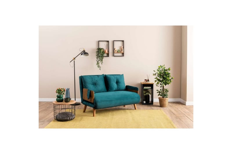 Canelo Sovesofa 2-sits - Petrol Grønn - Møbler - Sofaer - Sovesofaer - 2 seters sovesofa