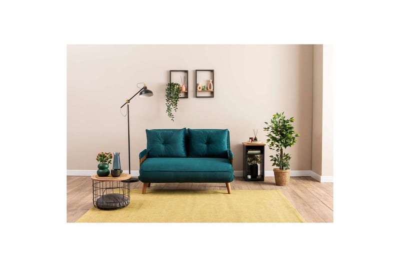 Canelo Sovesofa 2-sits - Petrol Grønn - Møbler - Sofaer - Sovesofaer - 2 seters sovesofa