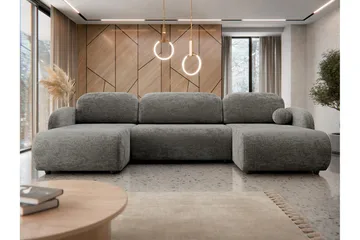 Carve Sovesofa Dobbel Divan 3-Seter - Møbler - Sofaer - Sovesofaer - U sovesofa