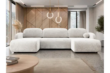 Carve Sovesofa Dobbel Divan 3-Seter - Møbler - Sofaer - Sovesofaer - U sovesofa