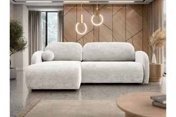 Carve Sovesofa Med 2-Seters Divan - Beige - Møbler - Sofaer - Sovesofaer - Sovesofa divan
