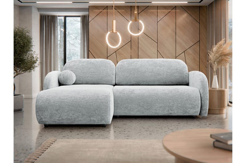 Carve Sovesofa Med 2-Seters Divan - Grå - Møbler - Sofaer - Sovesofaer - Sovesofa divan