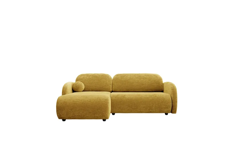 Carve Sovesofa Med 2-Seters Divan, Gul