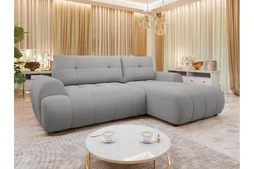 Ceibo Sovesofa med Sjeselong 3-seter - Grå - Møbler - Sofaer - Sovesofaer - Sovesofa divan