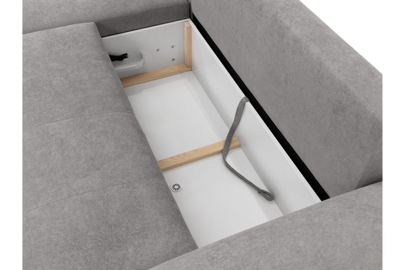 Ceibo Sovesofa med Sjeselong 3-seter - Grå - Møbler - Sofaer - Sovesofaer - Sovesofa divan