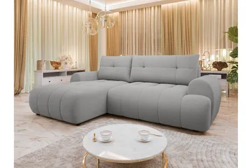 Ceibo Sovesofa med Sjeselong 3-seter - Grå - Møbler - Sofaer - Sovesofaer - Sovesofa divan