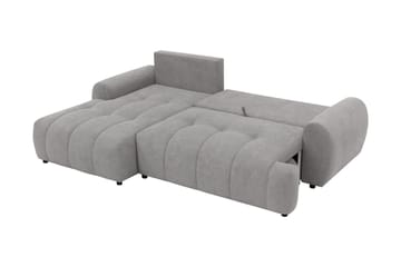 Ceibo Sovesofa med Sjeselong 3-seter - Svart - Møbler - Sofaer - Sovesofaer - Sovesofa divan