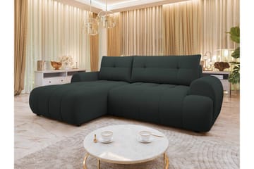 Ceibo Sovesofa med Sjeselong 3-seter - Svart - Møbler - Sofaer - Sovesofaer - Sovesofa divan