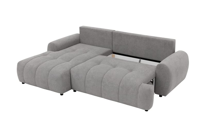 Ceibo Sovesofa med Sjeselong 3-seter - Svart - Møbler - Sofaer - Sovesofaer - Sovesofa divan