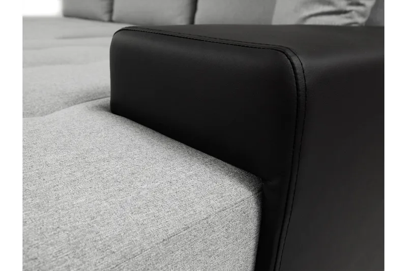 Cerys Sovesofa Med 3-Seters Divan - Grå/Beige - Møbler - Sofaer - Sovesofaer - Sovesofa divan