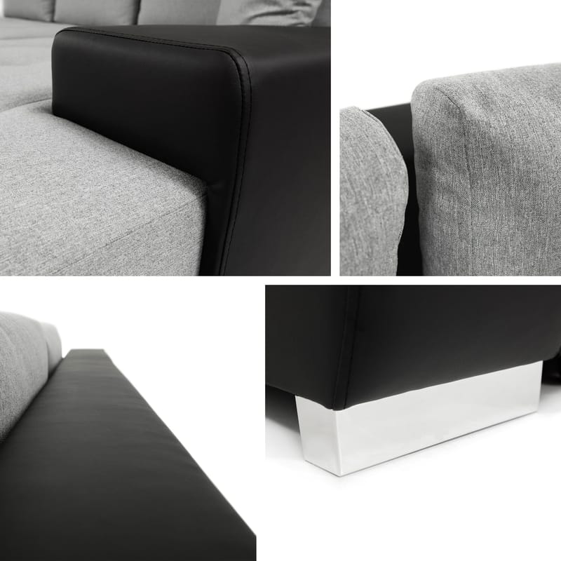 Cerys Sovesofa med sjeselong 4-seter - Beige - Møbler - Sofaer - Sovesofaer - Sovesofa divan