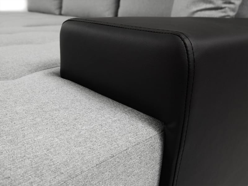 Cerys Sovesofa med sjeselong 4-seter - Oransje - Møbler - Sofaer - Sovesofaer - Sovesofa divan